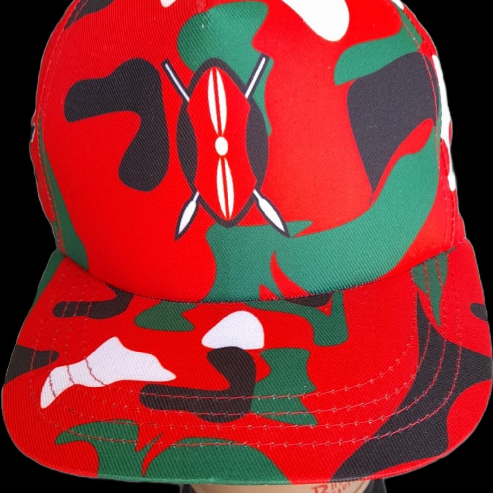 Kenya Flag Camouflage Cap